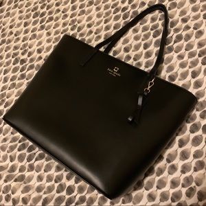 BRAND NEW Kate Spade Black Leather Tote